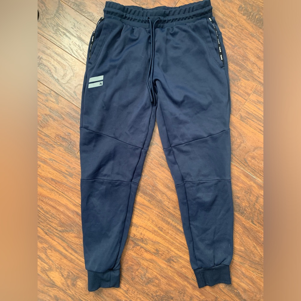 Men’s adult small navy Hurley joggers